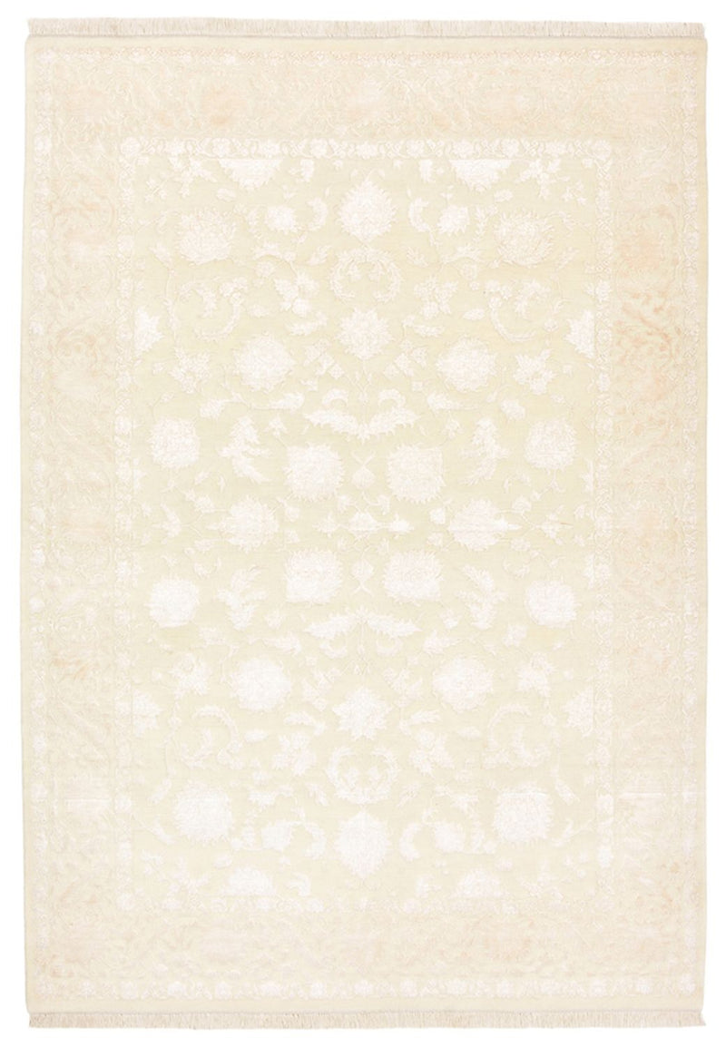 Alfombra oriental - 242 x 170 cm - beige claro