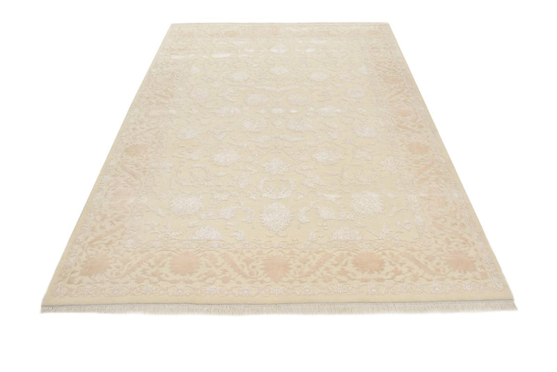 Alfombra oriental - 242 x 170 cm - beige claro