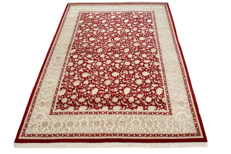 Alfombra oriental - 299 x 222 cm - rojo