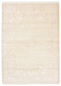 Alfombra oriental - 241 x 176 cm - crema