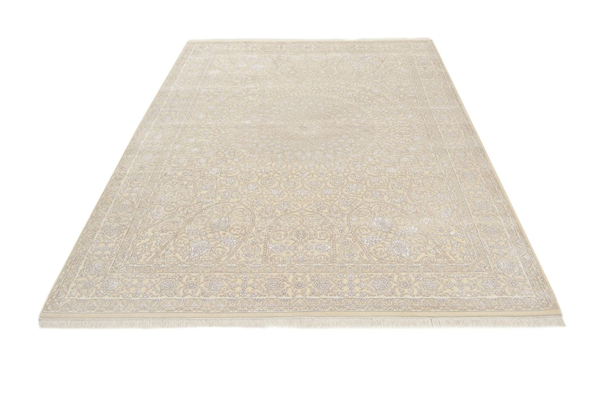 Alfombra oriental - 241 x 176 cm - crema