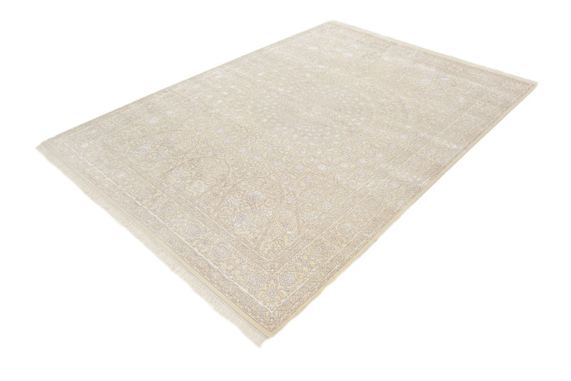 Alfombra oriental - 241 x 176 cm - crema