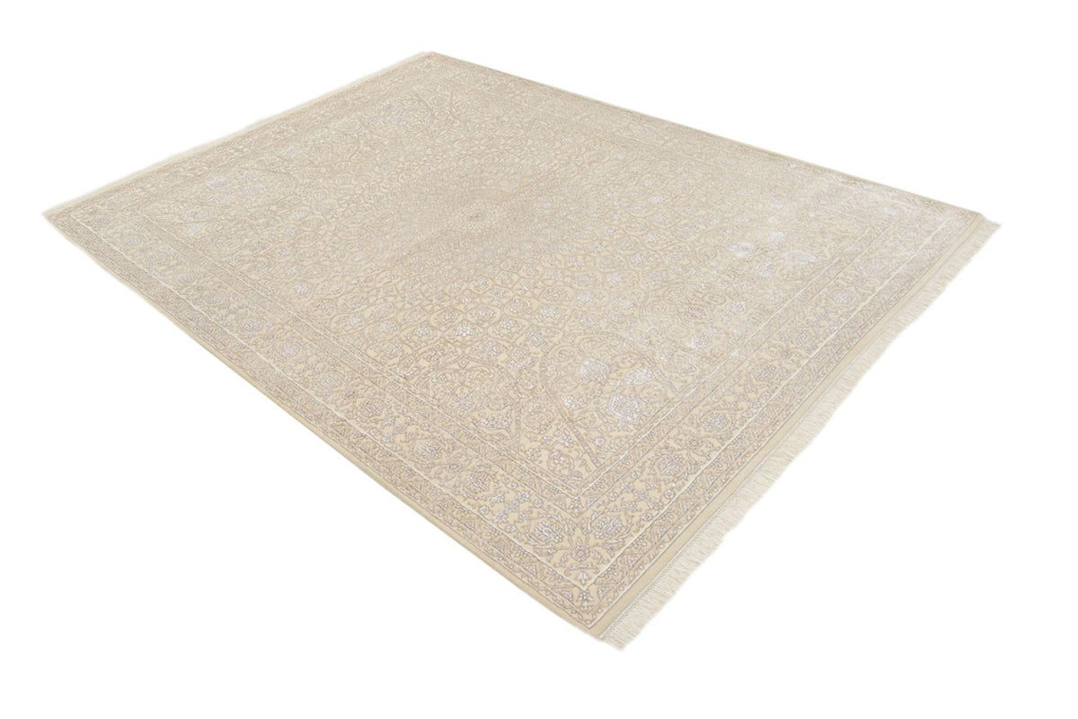 Alfombra oriental - 241 x 176 cm - crema