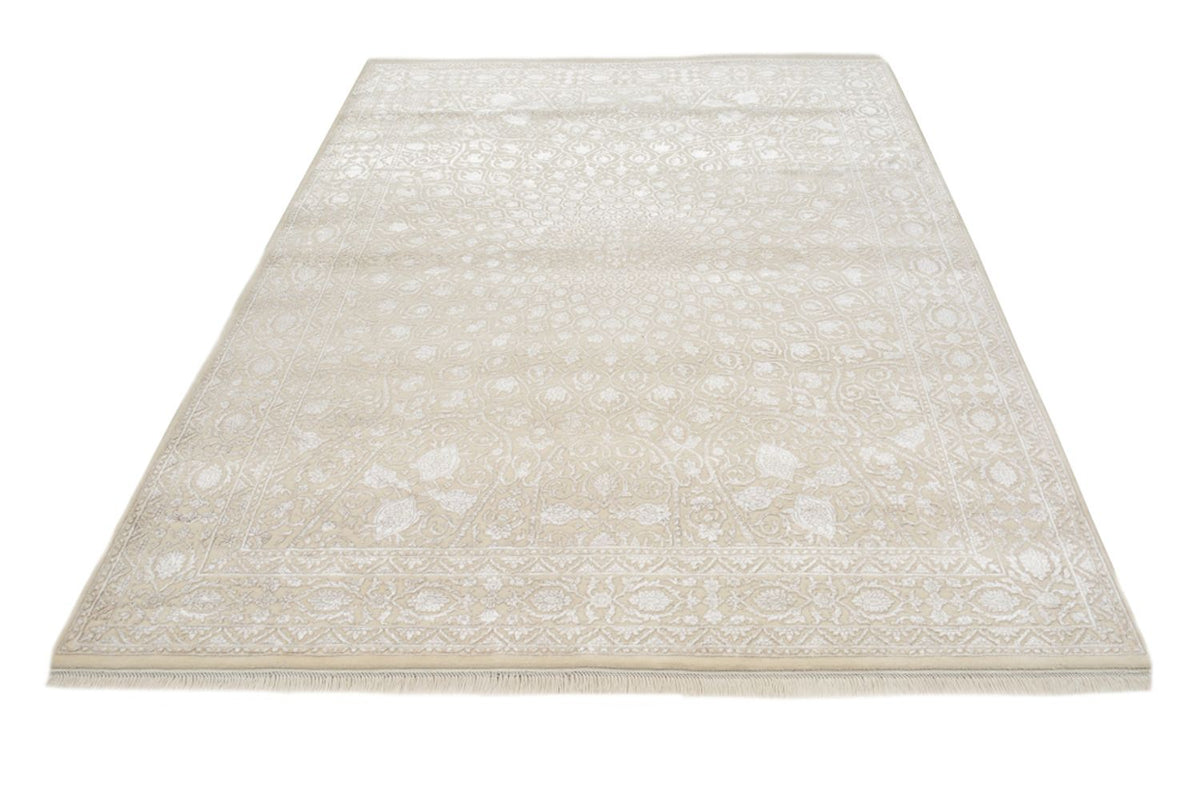 Alfombra oriental - 241 x 176 cm - crema