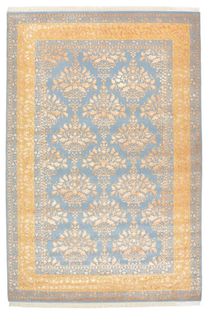 Alfombra oriental - 307 x 206 cm - azul claro