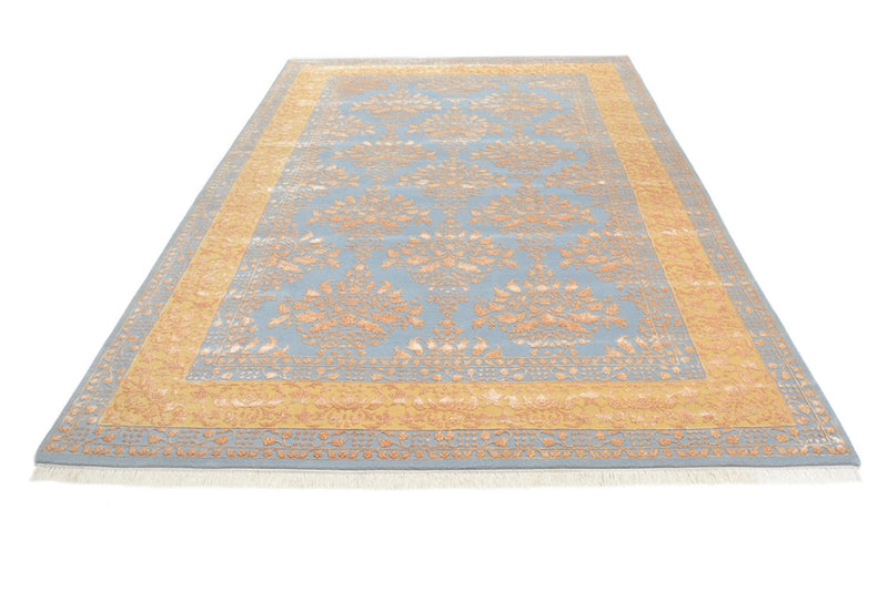 Alfombra oriental - 307 x 206 cm - azul claro