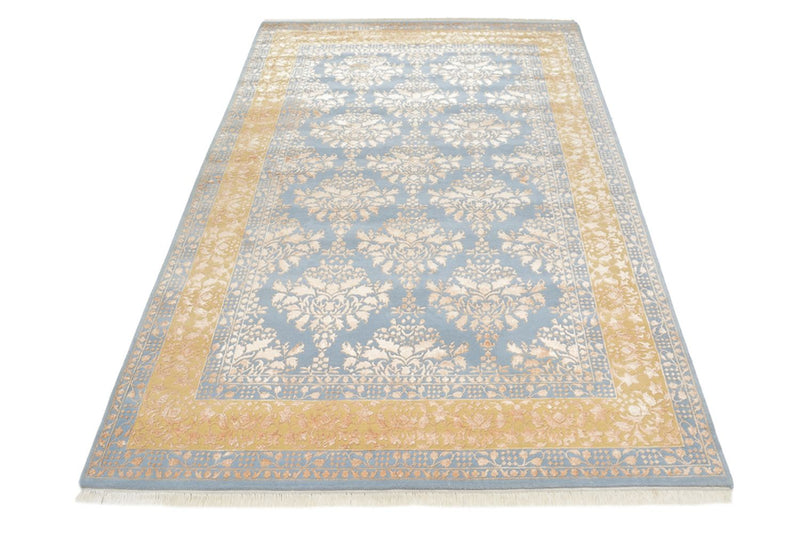 Alfombra oriental - 307 x 206 cm - azul claro