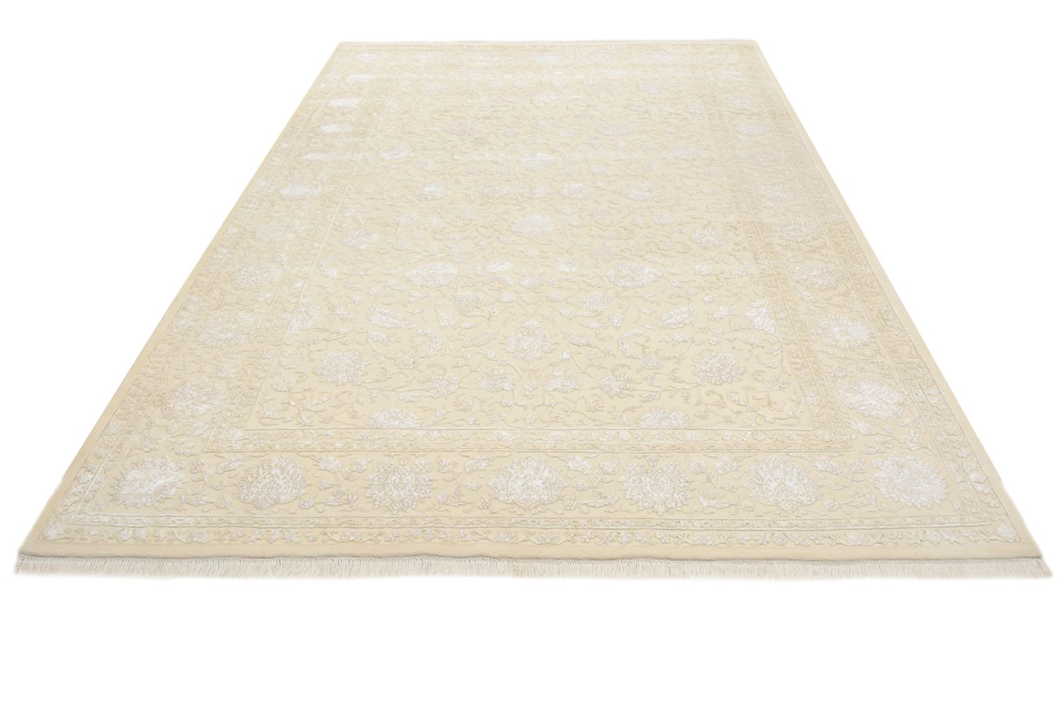 Alfombra oriental - 307 x 205 cm - crema