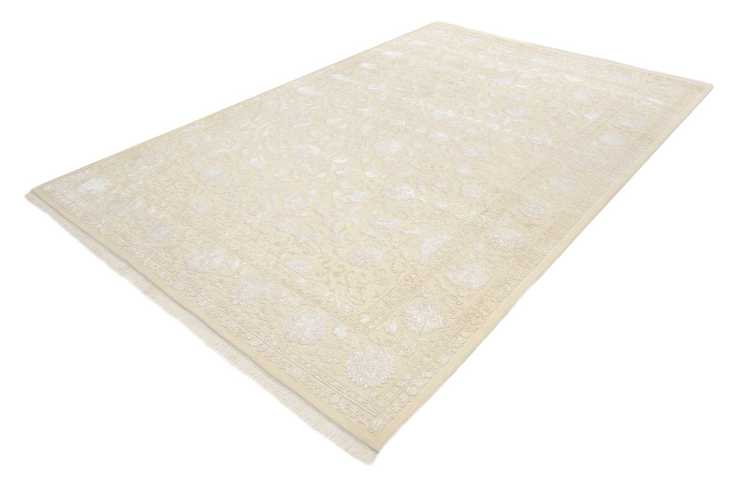 Alfombra oriental - 307 x 205 cm - crema