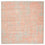 Alfombra de diseño cuadrado  - 248 x 247 cm - naranja