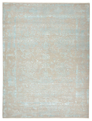 Alfombra de diseño - 401 x 307 cm - azul claro