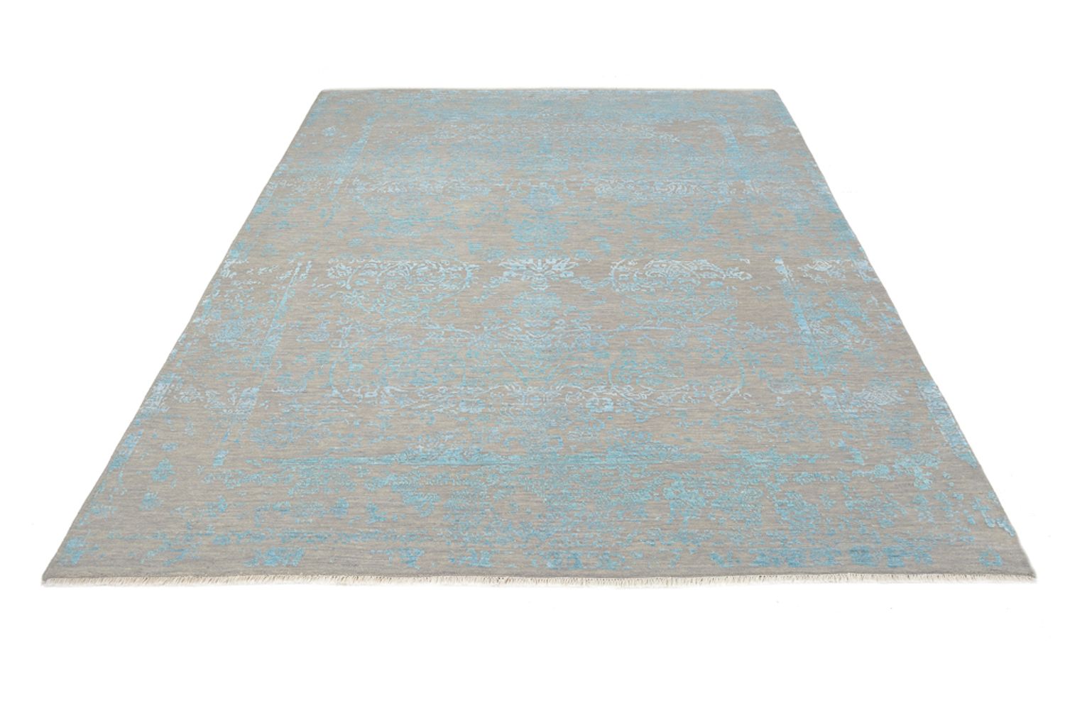 Alfombra de diseño - 401 x 307 cm - azul claro
