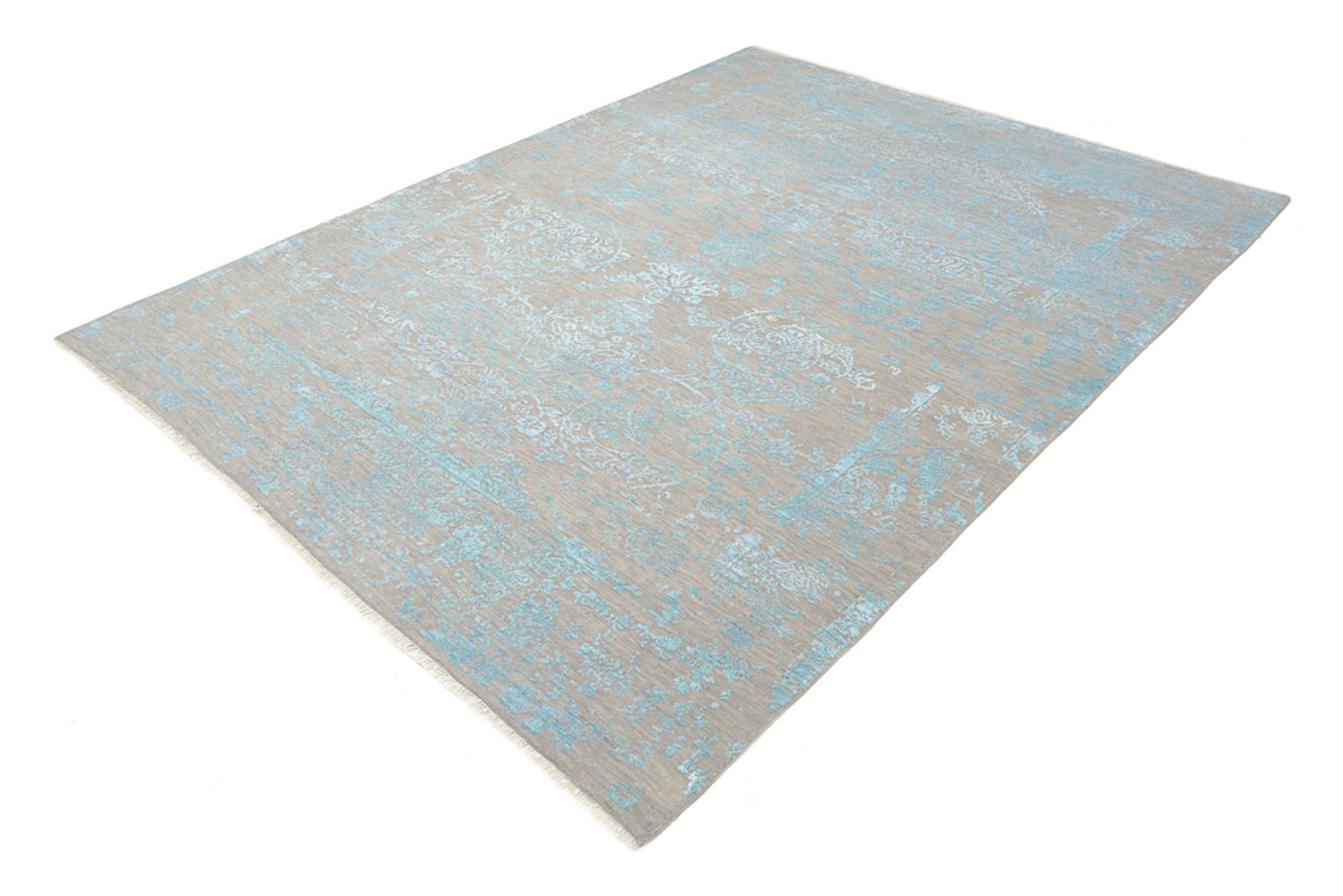 Alfombra de diseño - 401 x 307 cm - azul claro