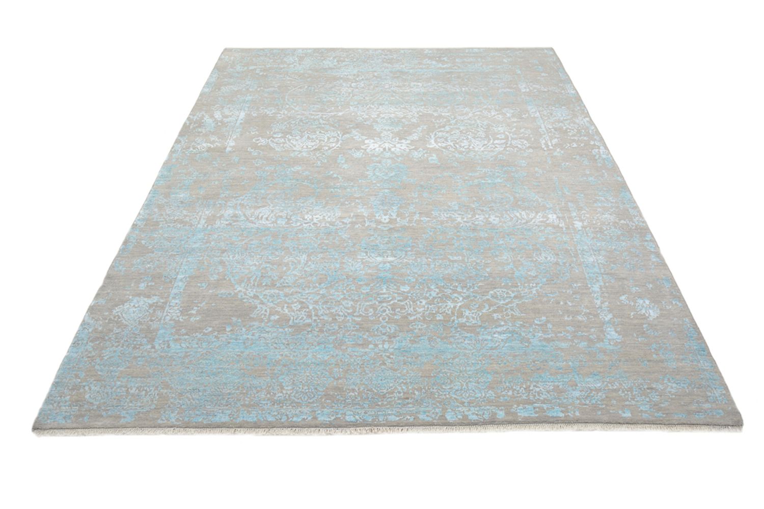Alfombra de diseño - 401 x 307 cm - azul claro