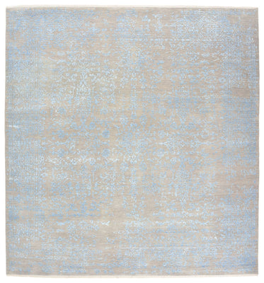 Alfombra de diseño - 289 x 274 cm - azul claro