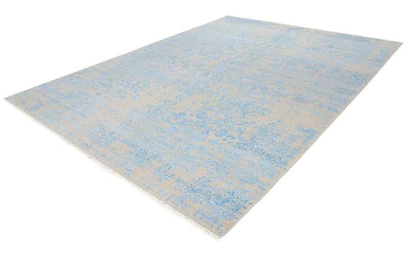 Alfombra de diseño - 289 x 274 cm - azul claro