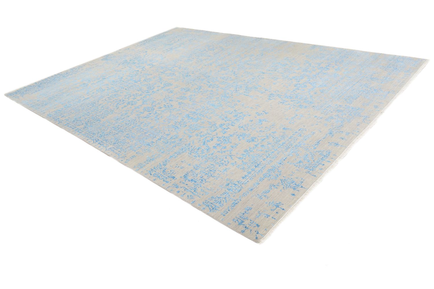 Alfombra de diseño - 289 x 274 cm - azul claro