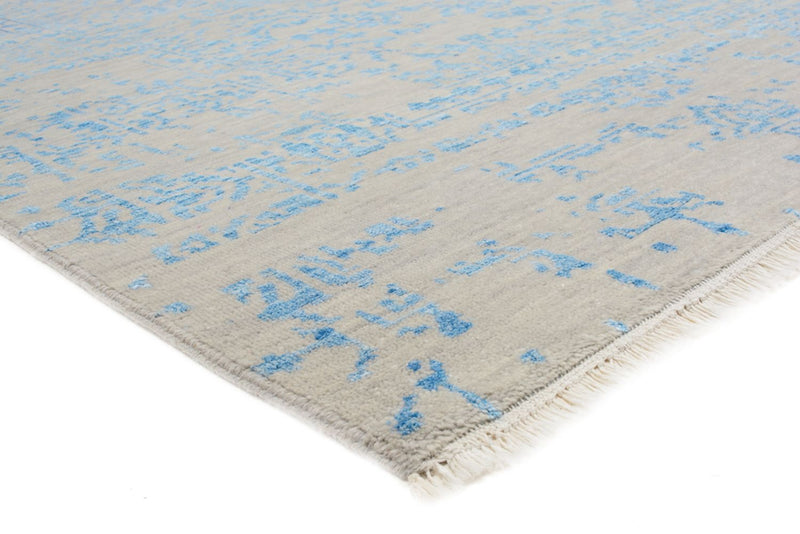 Alfombra de diseño - 289 x 274 cm - azul claro