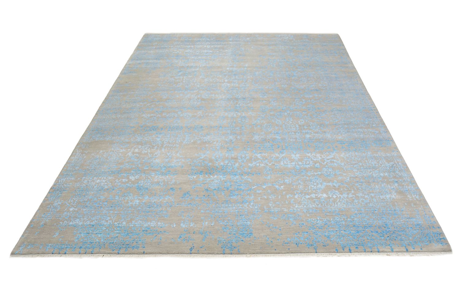 Alfombra de diseño - 289 x 274 cm - azul claro