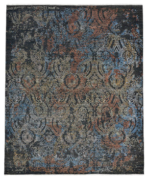 Alfombra de diseño - 304 x 250 cm - multicolor