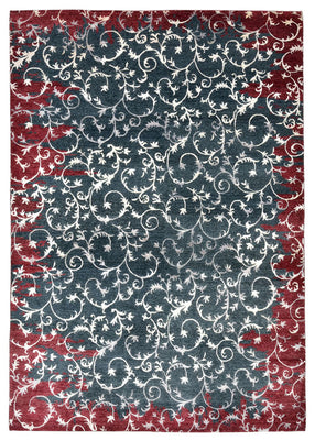 Alfombra de diseño - 242 x 171 cm - gris oscuro