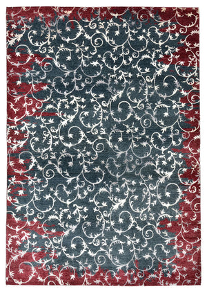 Alfombra de diseño - 242 x 171 cm - gris oscuro