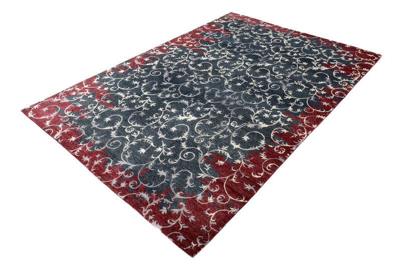 Alfombra de diseño - 242 x 171 cm - gris oscuro