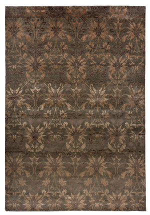 Alfombra de diseño - 302 x 204 cm - marrón oscuro