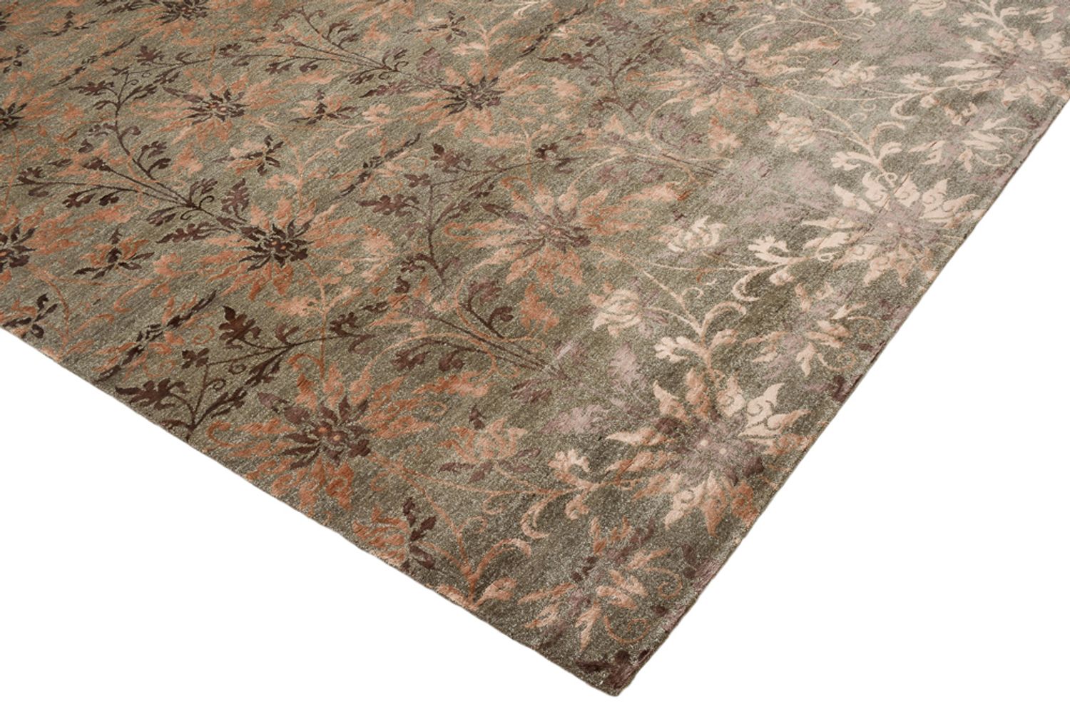 Alfombra de diseño - 302 x 204 cm - marrón oscuro