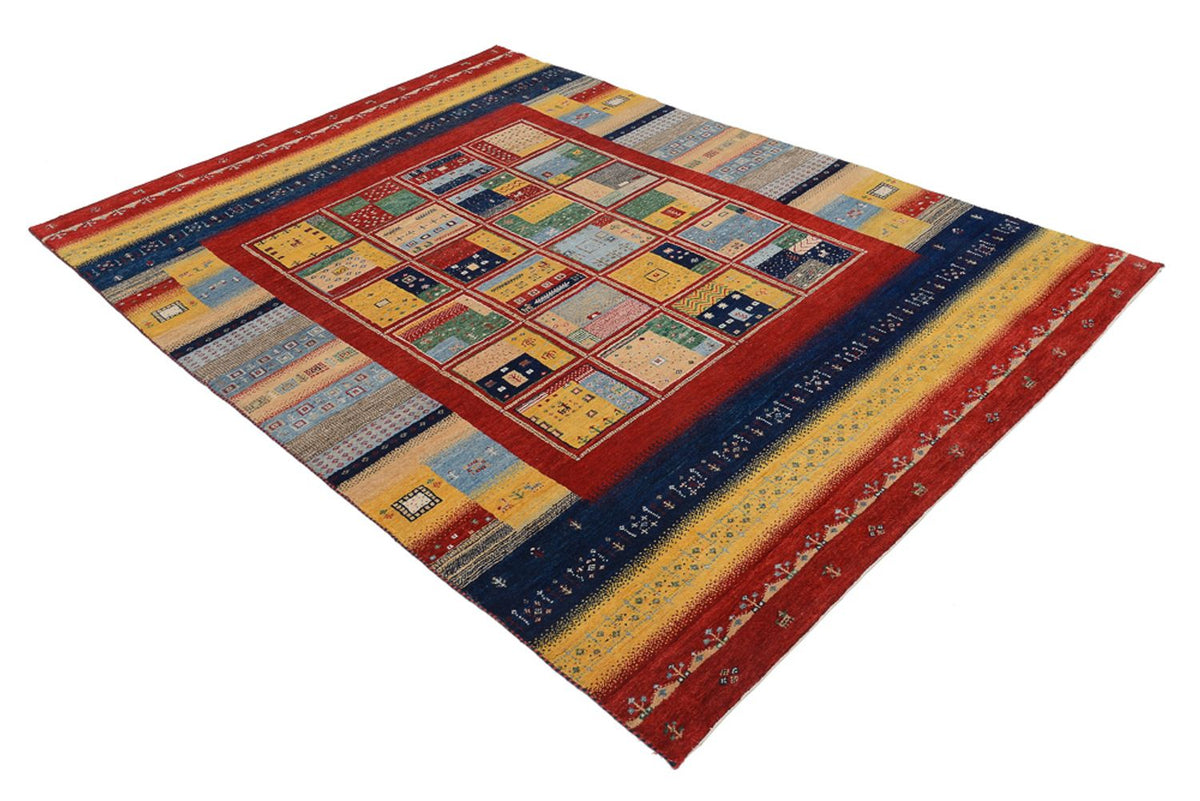 Alfombra Gabbeh - Loribaft Indus - 240 x 173 cm - multicolor