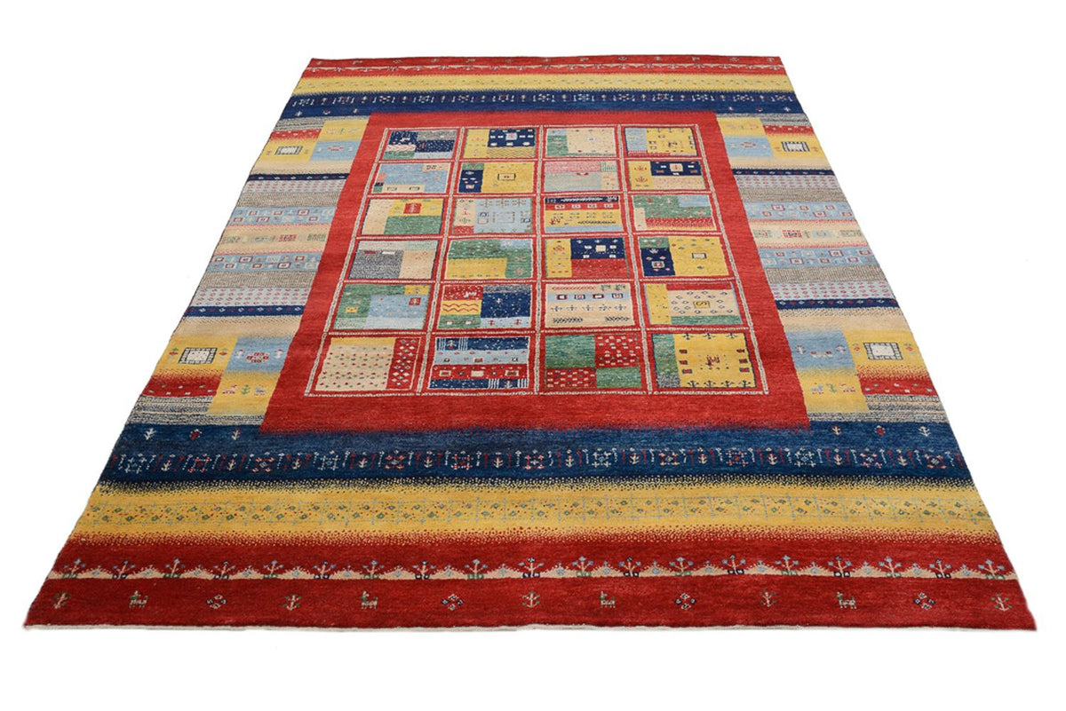 Alfombra Gabbeh - Loribaft Indus - 240 x 173 cm - multicolor