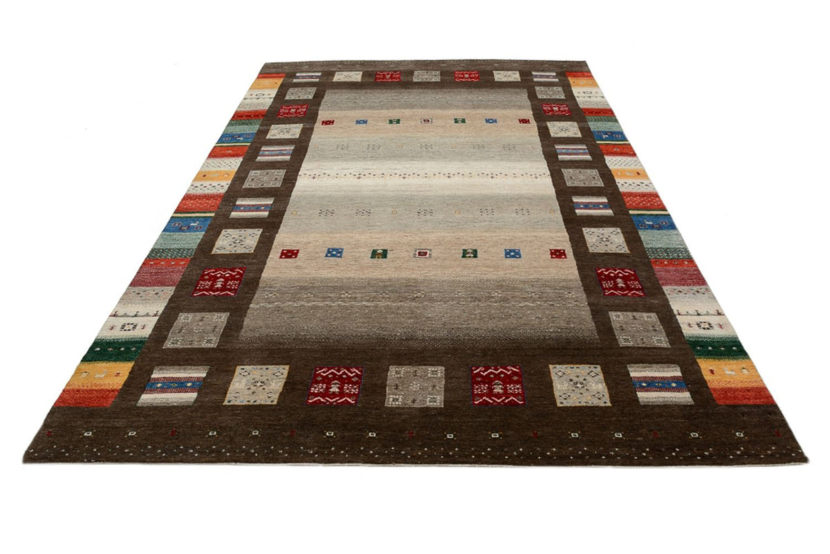 Alfombra Gabbeh - Loribaft Indus - 308 x 203 cm - multicolor
