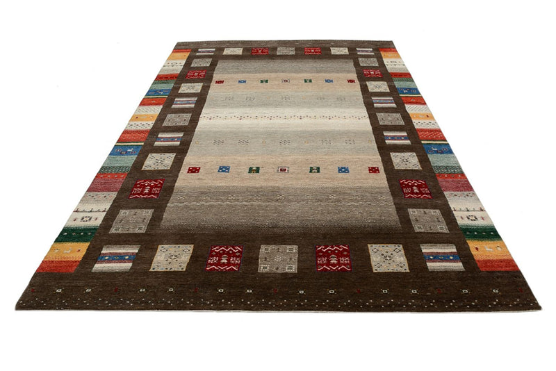 Alfombra Gabbeh - Loribaft Indus - 308 x 203 cm - multicolor