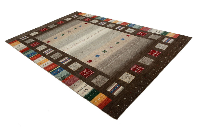 Alfombra Gabbeh - Loribaft Indus - 308 x 203 cm - multicolor