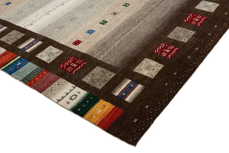 Alfombra Gabbeh - Loribaft Indus - 308 x 203 cm - multicolor
