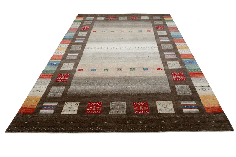 Alfombra Gabbeh - Loribaft Indus - 308 x 203 cm - multicolor