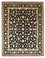 Alfombra oriental - Tabriz - 304 x 236 cm - azul oscuro