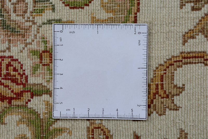 Alfombra oriental - Tabriz - 304 x 209 cm - crema