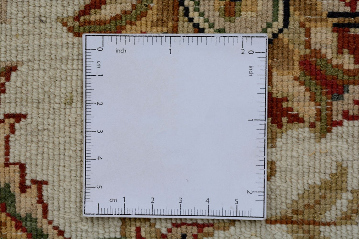 Alfombra oriental - Tabriz - 210 x 153 cm - crema