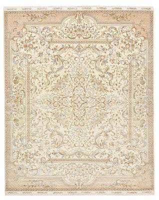 Alfombra oriental - Tabriz - 309 x 247 cm - crema