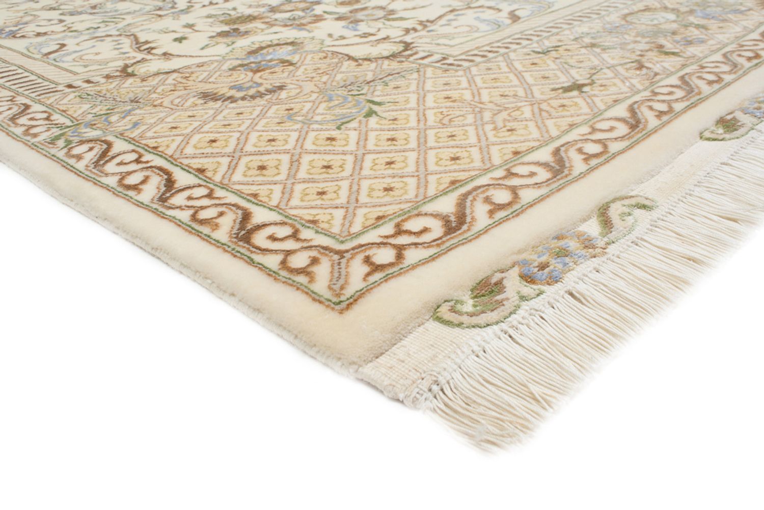 Alfombra oriental - Tabriz - 309 x 247 cm - crema