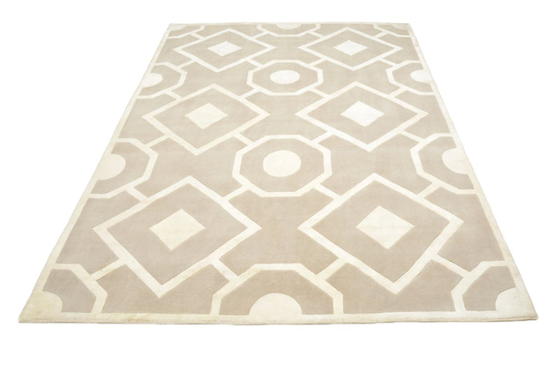 Alfombra de diseño - 236 x 174 cm - beige