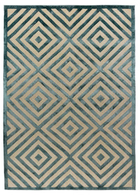 Alfombra de diseño - 237 x 169 cm - multicolor