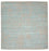 Alfombra de diseño cuadrado  - 249 x 249 cm - azul claro