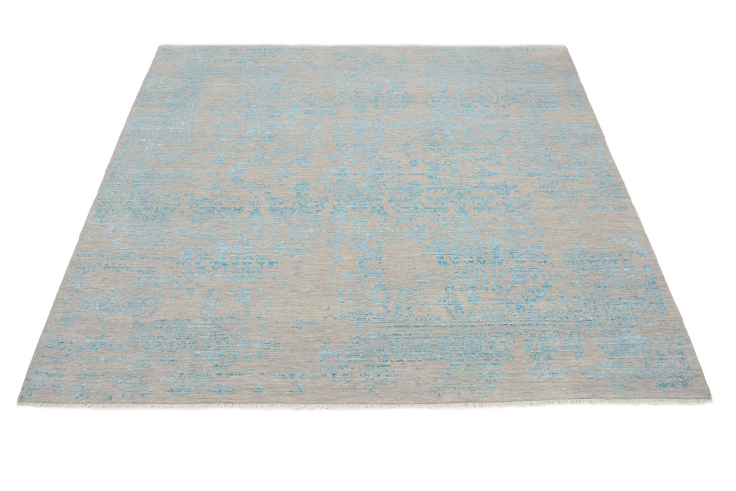 Alfombra de diseño cuadrado  - 249 x 249 cm - azul claro