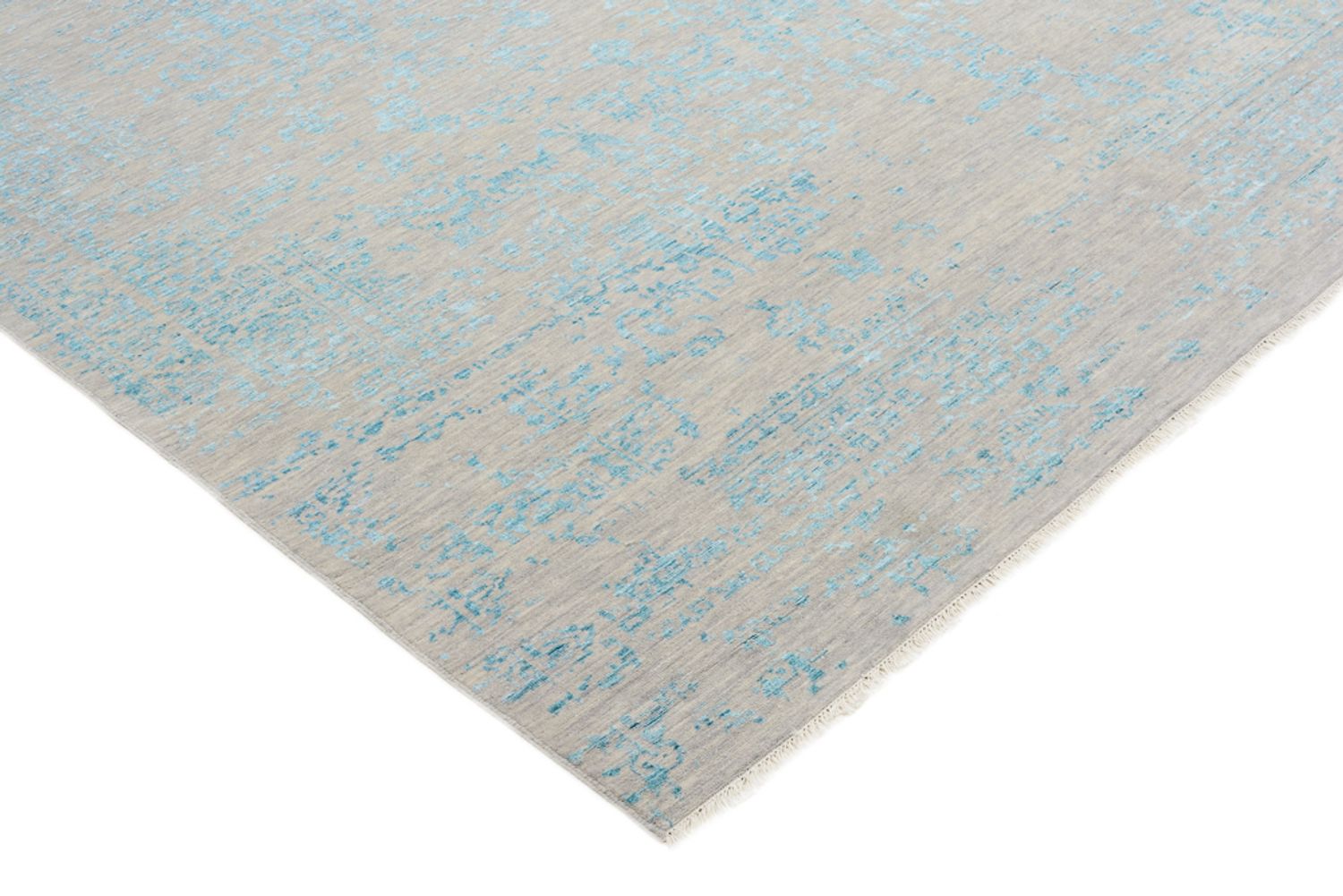 Alfombra de diseño cuadrado  - 249 x 249 cm - azul claro