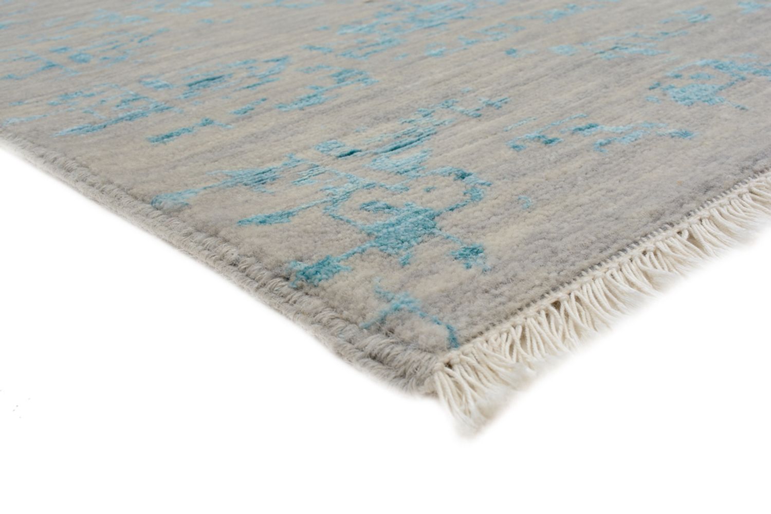 Alfombra de diseño cuadrado  - 249 x 249 cm - azul claro