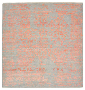 Alfombra de diseño cuadrado  - 257 x 249 cm - naranja