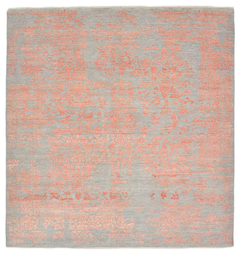 Alfombra de diseño cuadrado  - 257 x 249 cm - naranja