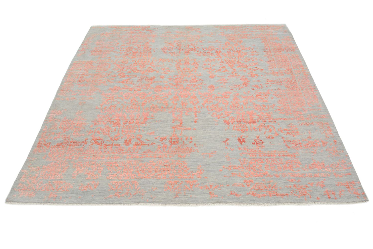 Alfombra de diseño cuadrado  - 257 x 249 cm - naranja